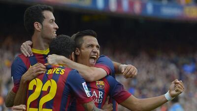 Alexis Sanchez, had too few of these moments during his Barcelona stay, and he himself rates his performance as a '5' on a scale of 10. Manu Fernandez / AP Photo