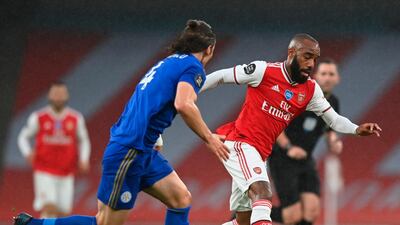 Caglar Soyuncu - 6: Unfortunate slip allowed Saka to supply the cross for Arsenal's goal. EPA