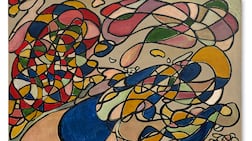 Fahrelnissa Zeid, Composition, 1948-1949. Photo: Christie's