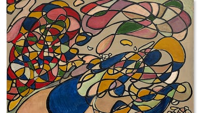 Fahrelnissa Zeid, Composition, 1948-1949. Photo: Christie's
