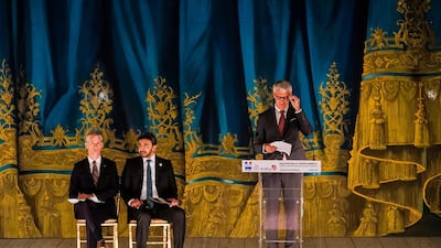 Sheikh Abdullah bin Zayed attended the opening ceremony of Sheikh Khalifa bin Zayed Al Nahyan Theatre.
