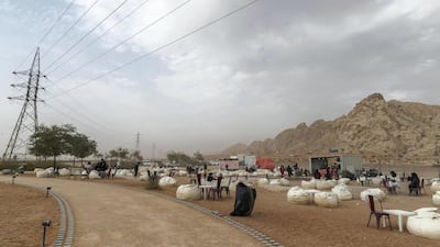 The location is in Al Faya Desert. Antonie Robertson / The National