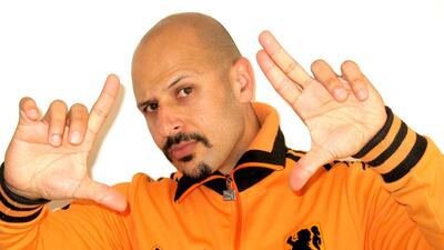 Iranian comic Maz Jobrani will perform at The Ritz Carlton in Dubai on September 25. Courtesy Leo Events