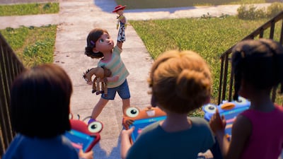 Instead of the toys themselves, Bonnie (voiced by Scarlett Spears) is at the heart of Toy Story 5. Photo: Disney / Pixar