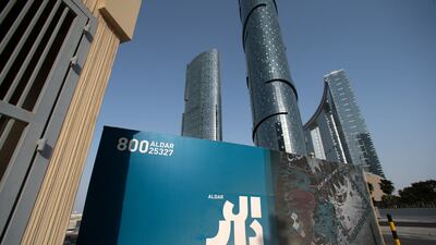 Aldar Properties reported better than expected quarterly profit. Christopher Pike / The National