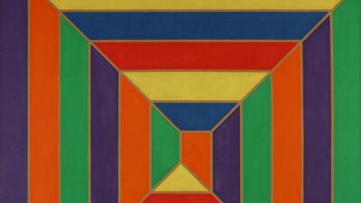 Frank Stella's Maze. Courtesy Custot Gallery