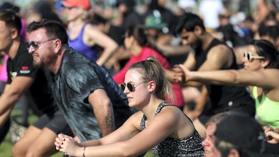 Dubai's 30x30 events are an example of the UAE’s use of sport to foster community engagement and well-being. Chris Whiteoak / The National