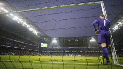 Manchester City will hope Joe Hart will do better against Sevilla on Tuesday than he did against Norwich City on Saturday. Phil Noble / Reuters