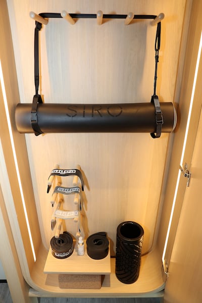 The rooms are equipped with a recovery cupboard. Pawan Singh / The National