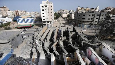 Israel said it attacked some 350 targets in Gaza over three days . AFP