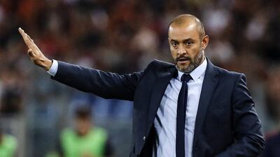 Porto manager Nuno Espirito Santo gestures. Angelo Carconi / EPA