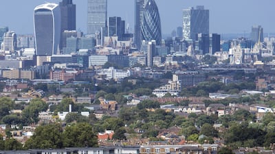 The City of London skyline. The prime London office market is stalled. Carl Court / Getty