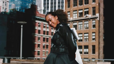 Nike united Naomi Osaka and fashion designer Yoon Ahn to create one-of-a-kind day and night competition kits (in green and black, respectively) for Osaka’s return to the 2024 US Open. Photo: Nike