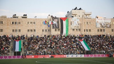 A view of the Palestine National Football Stadium.