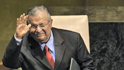 Jalal Talabani was 83. EPA
