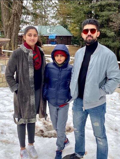 Ms Aamir's three children, (left to right) Ahmad, Mohid and Aimen. Courtesy: Ms Aamir