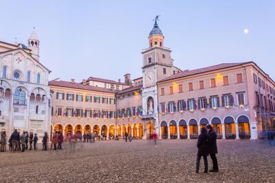Modena's Piazza Grande. Courtesy Getty