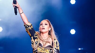 The American singer wowed the crowds with her hit singles Jenny from The Block, I Ain't Your Mama, Get Real, I’m Real, Waiting for Tonight and Let’s Get Loud.