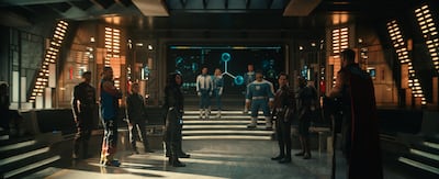 The New Avengers, Fantastic Four and Sam Wilson’s Captain America face Thor as Marvel’s different teams begin to converge. Photo: Marvel Studios