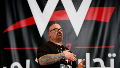 Trainer and former wrestler Matt Bloom helps scout for potential new wrestlers for WWE. Chris Whiteoak for The National