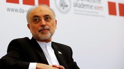 Ali Akbar Salehi, head of the Iranian Atomic Energy Organisation, is pictured here in Vienna, Austria, on September 28, 2016. Leonhard Foeger / Reuters