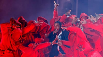 American rapper Kendrick Lamar is behind the ‘Black Panther’. Reuters