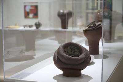 Sculptures by Dorothy Salhab Kazemi. Courtesy of Ashkal Alwan.