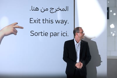 Rabate says this is not goodbye - it is more of an 'au revoir'. Victor Besa / The National