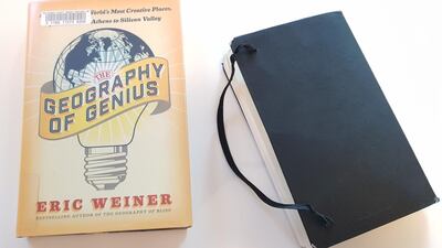 ‘The Geography of Genius’ by Eric Weiner looks at art and place. Photo by Rosemary Behan