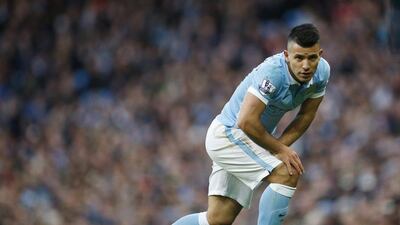 Manchester City and Sergio Aguero have never played beyond the round of 16 in the Champions League. Lee Smith / Action Images / Reuters