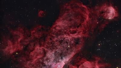 'Heart Nebula', shot from Ras Al Khaimah and Abu Dhabi. Samy Olabi