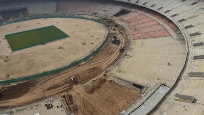 The new cricket stadium in Gujarat is likely to host a match between an Asia XI and a World XI in March. AFP