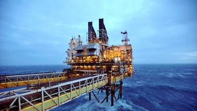 A section of the BP Eastern Trough Area Project oil platform in the North Sea. Reuters