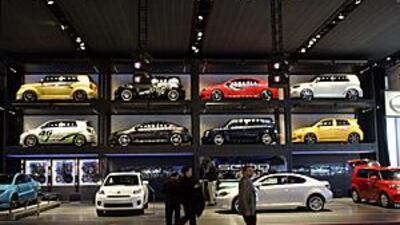 Not even Toyota, owner of the Scion brand, is immune to the economic slowdown. The parent company expects to report a US$1.7 billion (Dh6.24bn) loss in this financial year, and Scion's stand was a little subdued at the Detroit show.