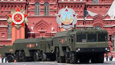 Iskander missile launchers are being stationed in Kaliningrad as a permanent presence. AP Photo/Alexander Zemlianichenko