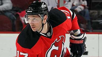 Ilya Kovalchuk, the New Jersey winger, was benched against Buffalo on Saturday night, but was back on Sunday.
