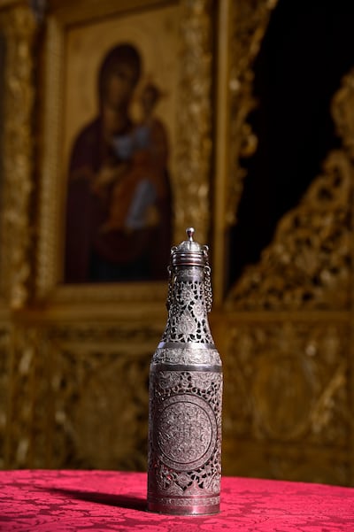 The oil is based on what was used at the coronation of Queen Elizabeth. PA