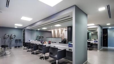 Toni&Guy hair salon in Al Bandar, Abu Dhabi. Courtesy Toni&Guy
