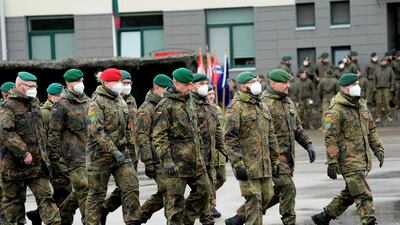 German servicemen are currently stationed on Nato's eastern flank in Lithuania. Reuters