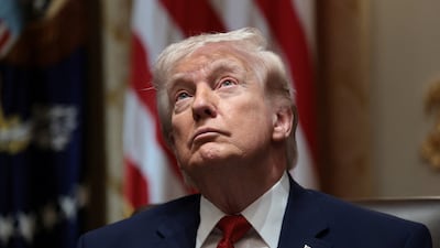 US President Donald Trump is expected to elaborate on talks with Iran. Reuters