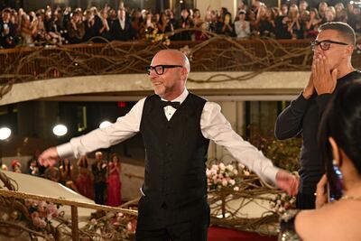 Months in the planning, the couture shows are a twice-yearly event where the designers Domenico Dolce and Stefano Gabbana give full flight to their imaginations, creating one-of-a-kind pieces of high jewellery. Photo: Dolce & Gabbana