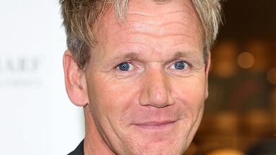 Gordon Ramsay is in Dubai hosting evenings at Bread Street Kitchen through Friday. Courtesy of Danny Martindale / Getty Images