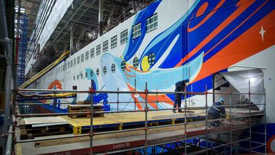 Dream Cruises announced that the ship would have the first theme park concept at sea, complete with the 'world’s longest roller coaster at sea' and other features such as a bounce activity park, bungee trampoline and surf simulator. AFP