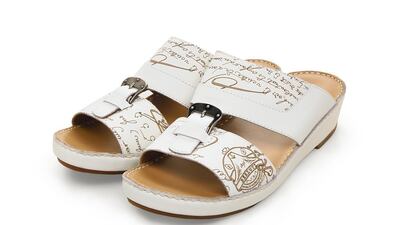 Berluti’s Ramadan sandals cost Dh4,850. Courtesy Berluti