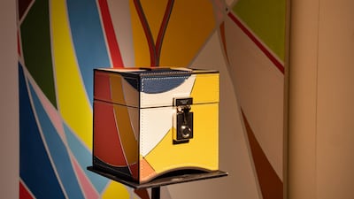 Moynat Paris' Mini Vanity Diligence was created with Korean artist Lee Wan. Courtesy Moynat