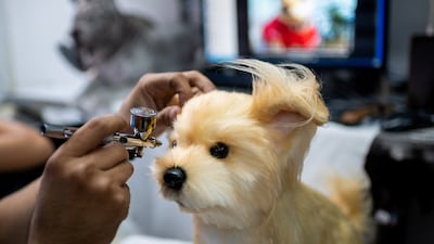 Mr Tan and his team have created realistic plushies of dogs, cats, hamsters and rabbits