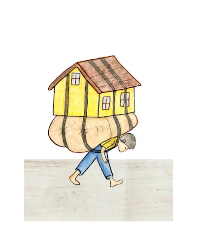 House On His Back by Ahmed, 12. Photo: Artists Support