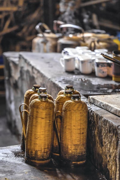 Tea houses are a common sight. Getty