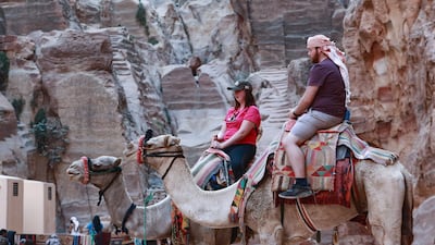 Jordan's famed ancient city of Petra, is about 230km (143 miles) south of the capital Amman. AFP