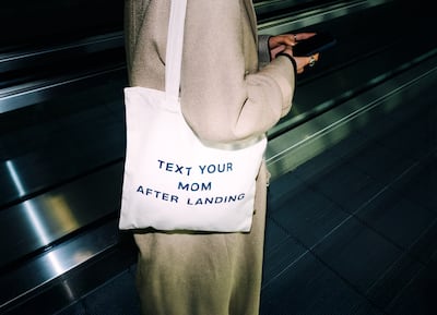 The collection is made up of tote bags, caps and sweatshirts. Photo: Murat Aslan